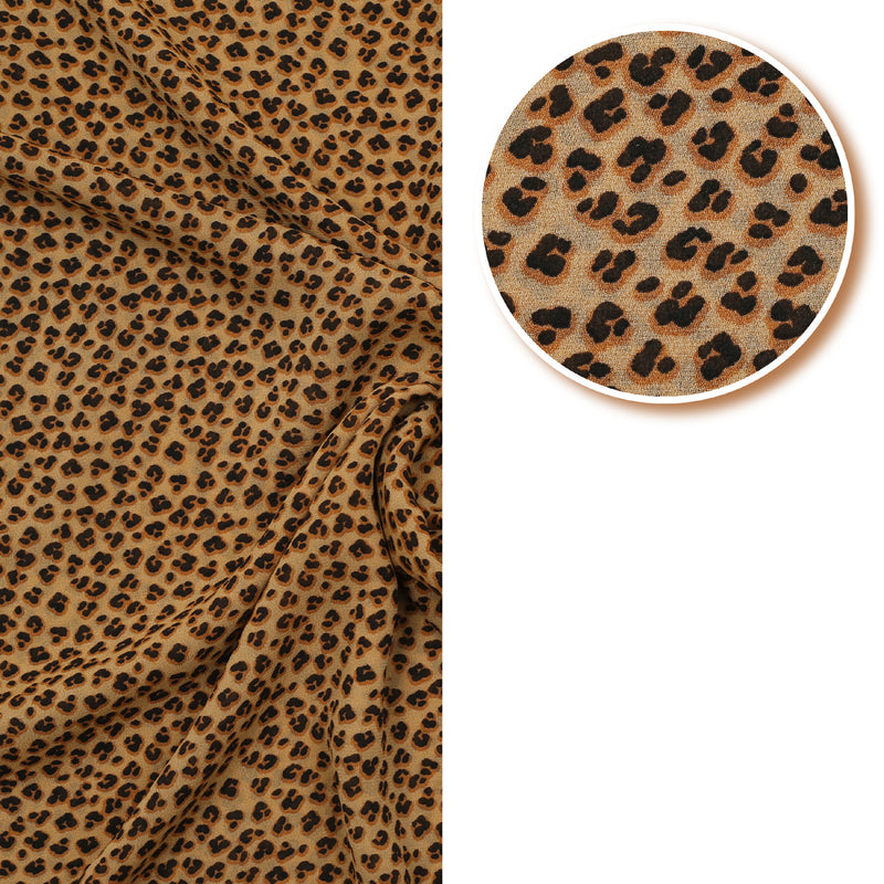 Wild Cheeta Chiffon Georgette