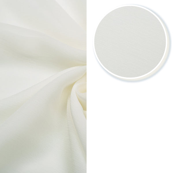 Pure White Chiffon Dupata