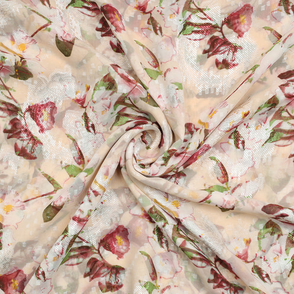 Floral Sensation Chiffon Brosha