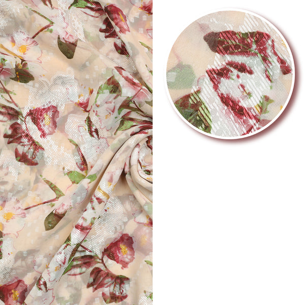 Floral Sensation Chiffon Brosha